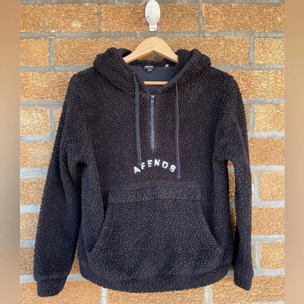 Afends Sherpa hooded sweater small - Picture 2 of 11